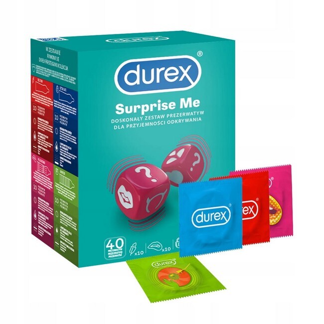 Durex - Surprise Me Kondomer - 40 Stk thumbnail