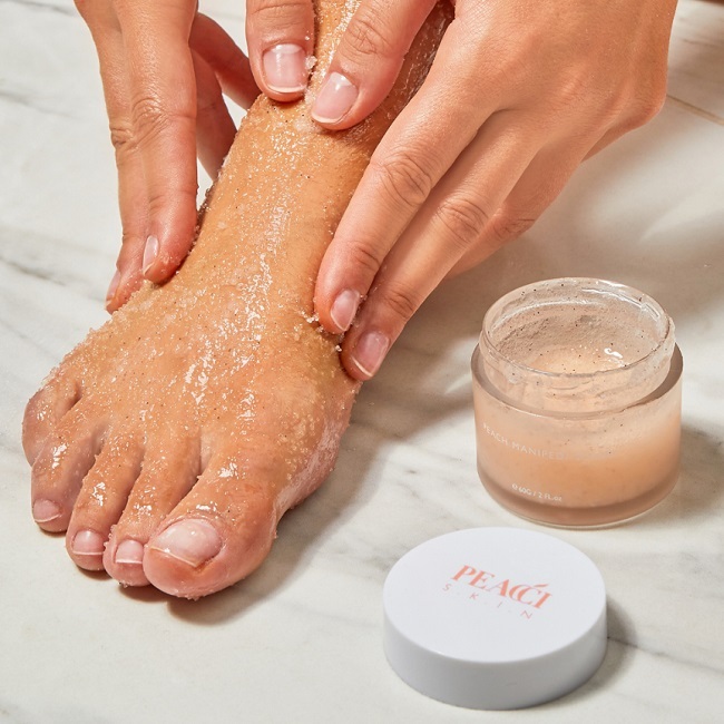 Peacci - Peach ManiPedi Scrub - 60 g - Billede 3