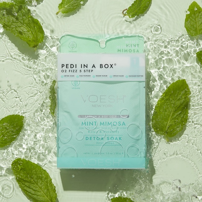 Voesh - Pedi in a Box O2 Fizz Mint Mimosa - Billede 4
