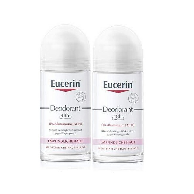 Eucerin - Deodorant Duo Roll On Sensitiv 24H - 2 x 50 ml