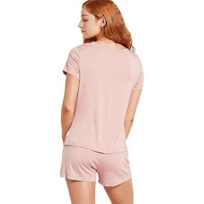 Boody - Goodnight Sleep Tee Dusty Pink Str M - Billede 3
