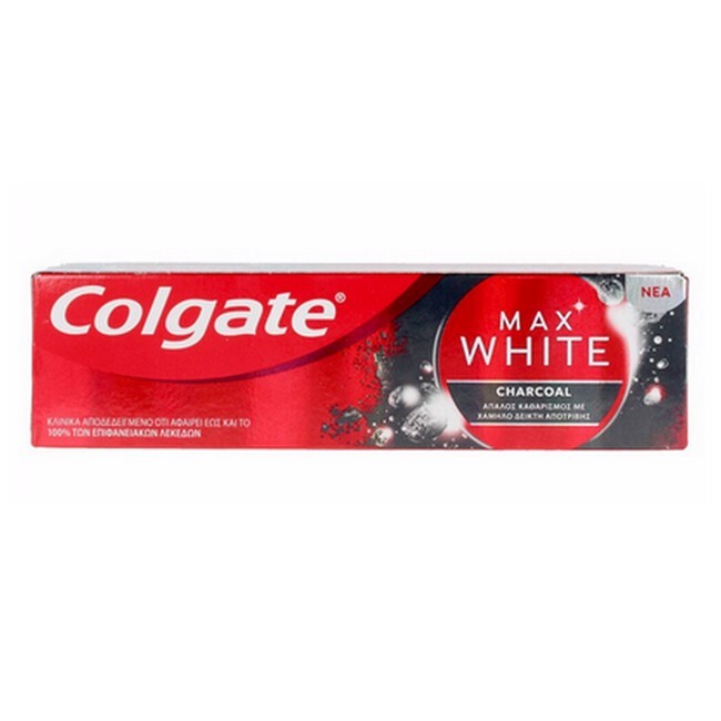 Colgate - Max White Charcoal Tandpasta - 75 ml