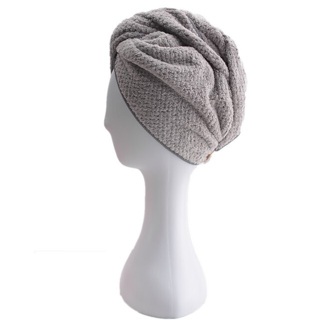 Parsa Beauty - Mikrofiber Hair Turban Grey - Billede 3