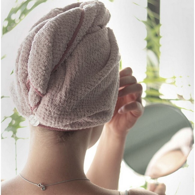 Parsa Beauty - Mikrofiber Hair Turban Rose - Billede 3