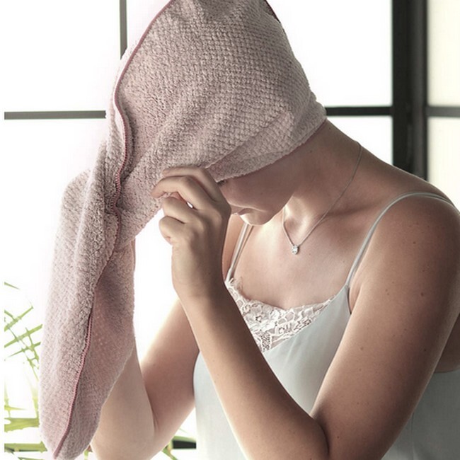 Parsa Beauty - Mikrofiber Hair Turban Rose - Billede 4