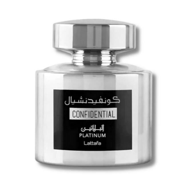 Billede af Lattafa Perfumes - Confidential Platinum Eau de Parfum - 100 ml - Edp hos BilligParfume.dk