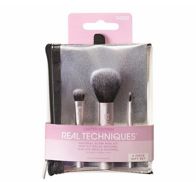 Real Techniques Limited Edition High Shine Mini Brush Kit, Travel