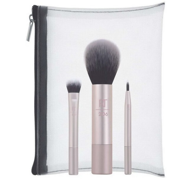 Real Techniques - Natural Glow Mini Makeup Brush Set - Billede 2