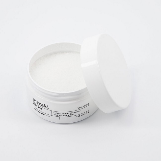 Meraki - Foot Salt Calm Cedar - 230 g - Billede 3