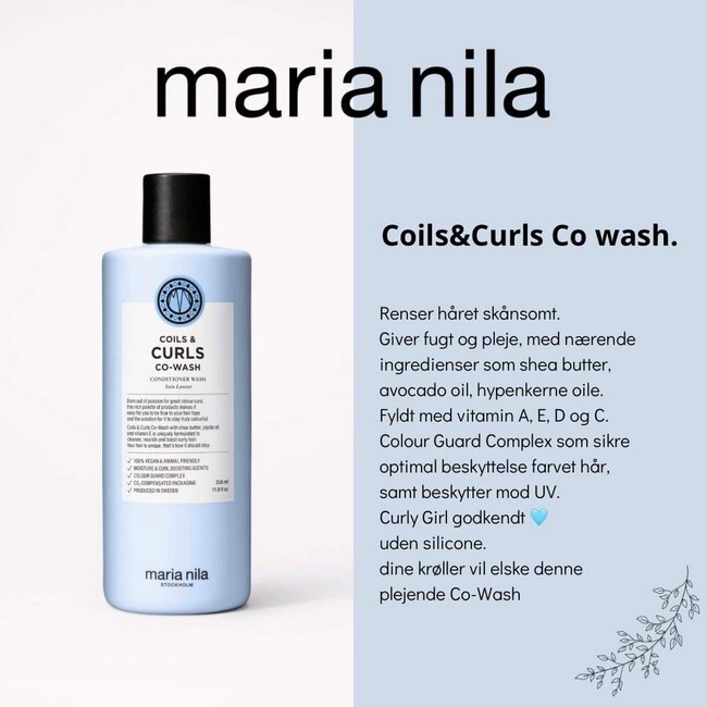 Maria Nila - Coils & Curls Co Wash - 1000 ml - Billede 2