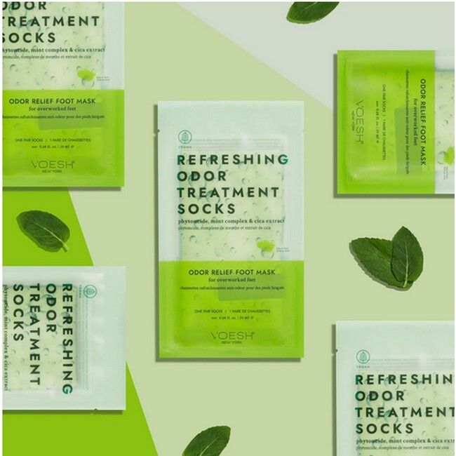 Voesh - Refreshing Odor Relief Foot Mask - Billede 2