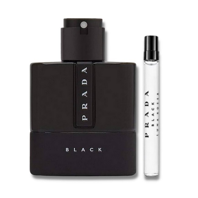 Prada - Luna Rossa Black Eau de Parfum Sæt - 50 ml + 10 ml Travel Spray