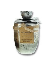 Bali Mantra - Camellia Glass Silver Duftlys Peach & Grape - 500 g - Billede 1