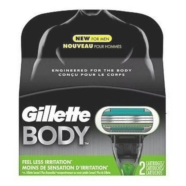 Gillette - Body Barberblade - 2 Stk