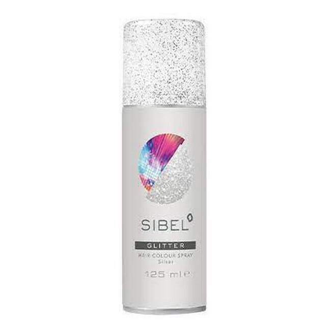 Mix - Sibel Glitter Silver Hair Color Spray - 125 ml