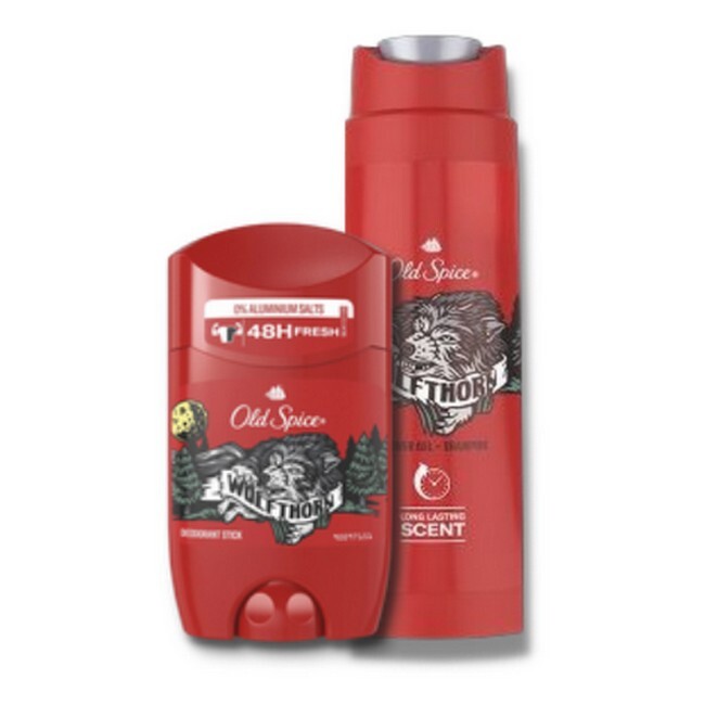 Old Spice - Wolfthorn Sæt - Deodorant & Shower Gel thumbnail