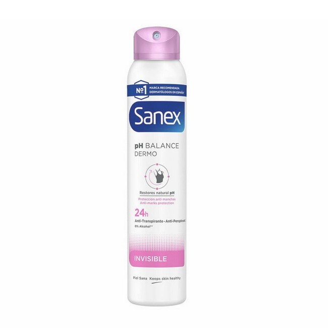 Sanex - Dermo Invisible pH Balance Deodorant Spray - 200 ml thumbnail