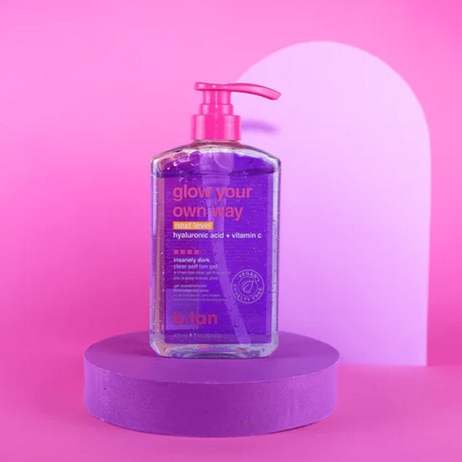 b.tan - Glow your own way next Level clear tanning gel - 473 ml - Billede 3