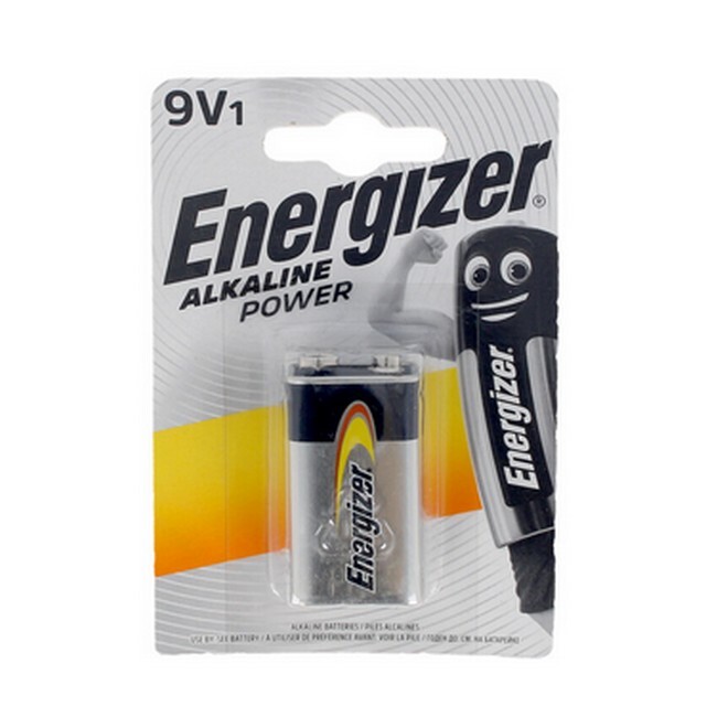 Mix - Energizer Alkaline Power Batteri 9V 6LR - 61 - 1 Stk thumbnail