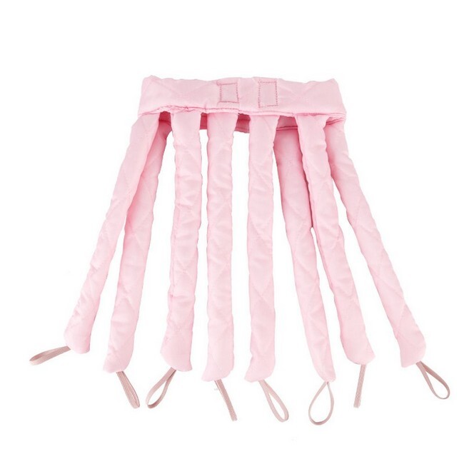 Curl Band - Heatless Curls Pink Hair Band Rollers