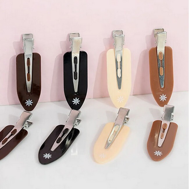 Brushworks - No Crease Hair Clips Nude 8 Pak - Billede 2