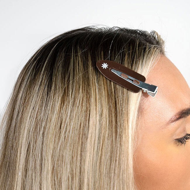 Brushworks - No Crease Hair Clips Nude 8 Pak - Billede 3