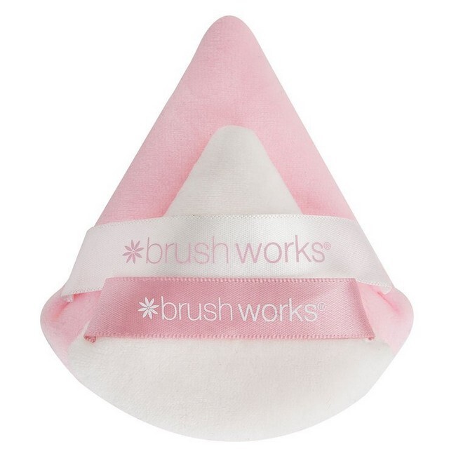 Brushworks - Triangular Powder Puff Duo 2 Pak - Billede 3