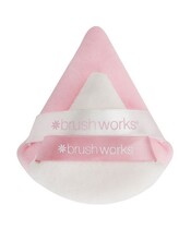 Brushworks - Triangular Powder Puff Duo 2 Pak - Billede 1