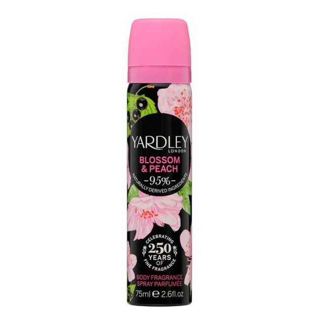 Yardley - Blossom & Peach Deodorant & Body Spray - 75 ml thumbnail