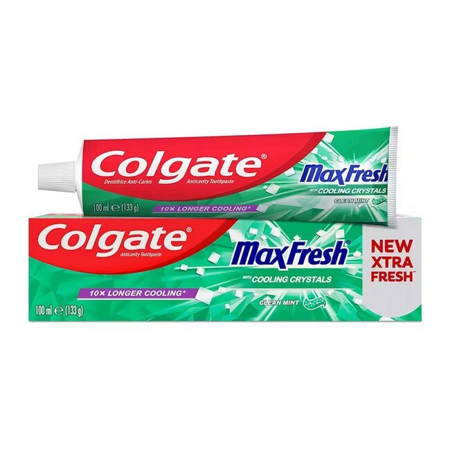 Colgate - Max Fresh Clean Mint Cooling Crystals Tandpasta - 100 ml