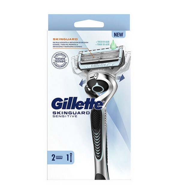 Gillette - SkinGuard Sensitive Barberskraber + 2 Barberblade