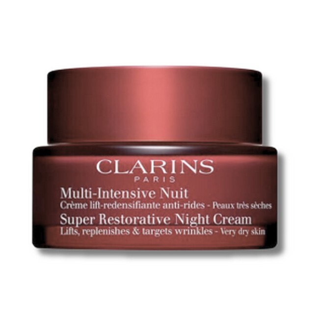 Billede af Clarins - Super Restorative Night Cream Dry Skin - 50 ml hos BilligParfume.dk