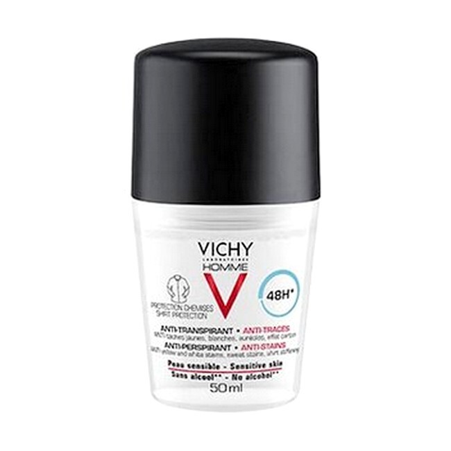 Vichy - Homme Deo Roll On Anti Transpirant Anti Traces - 50 ml thumbnail