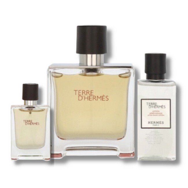Se Hermes - Terre dâHermÃ¨s Parfum Sæt 75 ml hos BilligParfume.dk