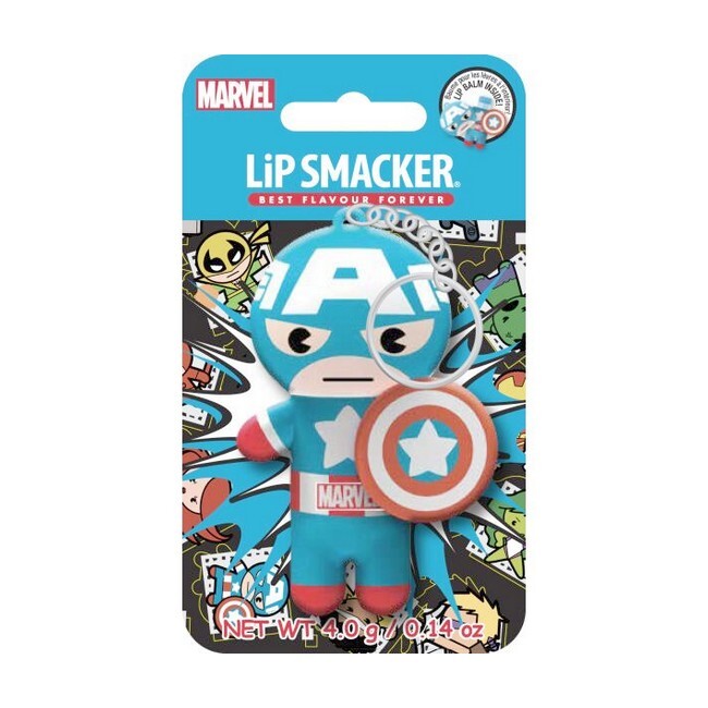 Lip Smacker - Marvel Captain America Lip Balm & Key Chain