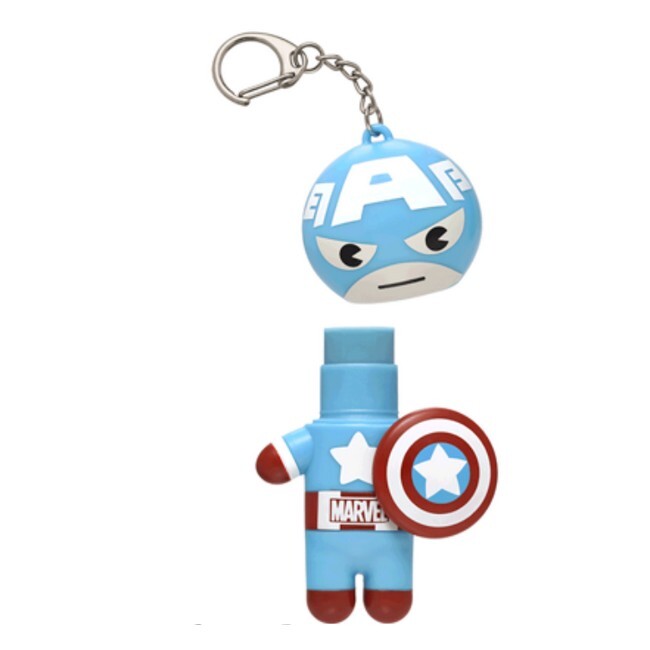 Lip Smacker - Marvel Captain America Lip Balm & Key Chain - Billede 2