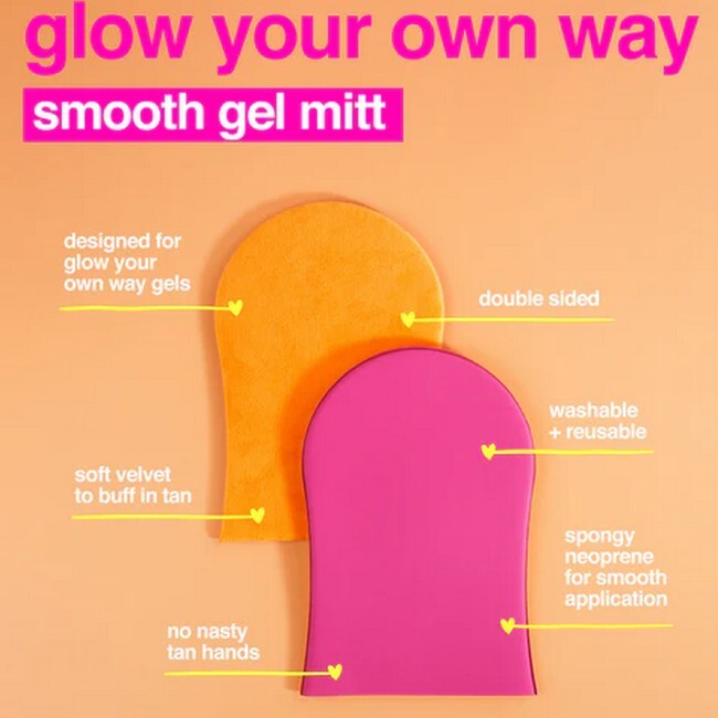 b.tan - Glow Your Own Way Glow So Smooth Mitt Selvbruner Handske - Billede 3