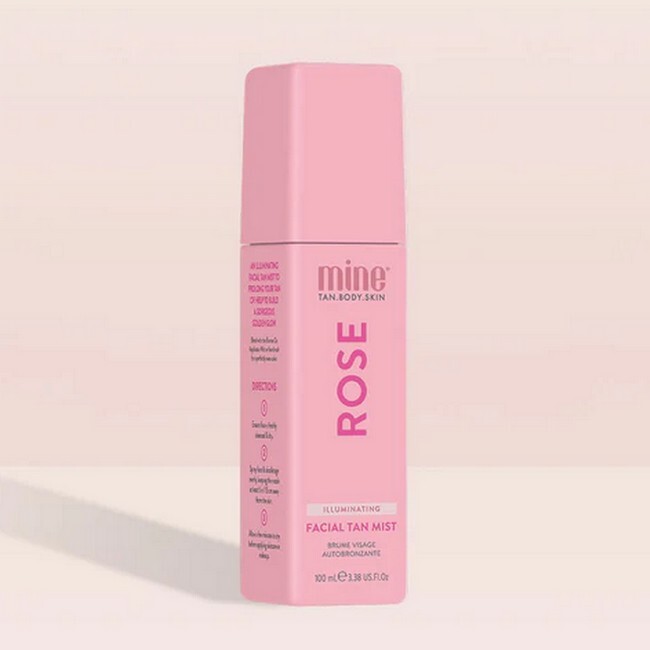MineTan - Rose Mist Illuminating Face Tan Spray 100 ml - Billede 3