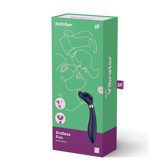 Satisfyer - Endless Fun Multi Vibrator Blue - Billede 2