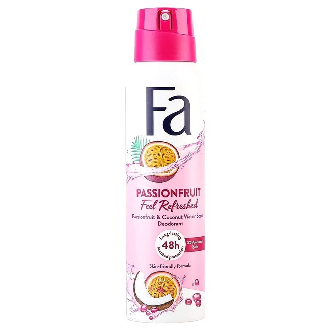 Se FA - Passionfruit Feel Refreshed Deodorant Spray 150 ml hos BilligParfume.dk