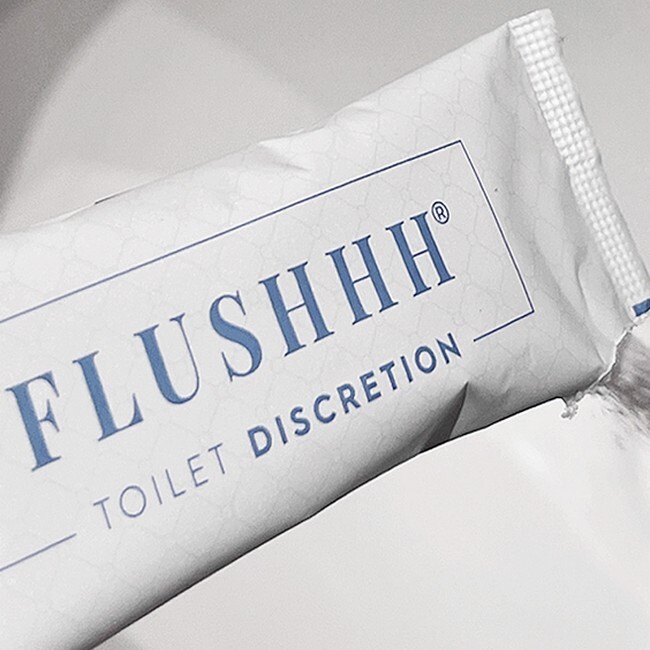 Flushhh - Toiletpulver - Fjerner lugt og lyd - Billede 2