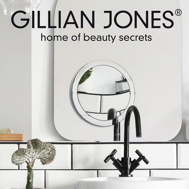 Gillian Jones - Makeupspejl med sugekop og forstørrelse x 15 - Billede 2