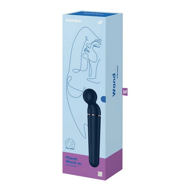 Satisfyer - Magic Wand-er Woman Vibrator Blue & Rosegold - Billede 2