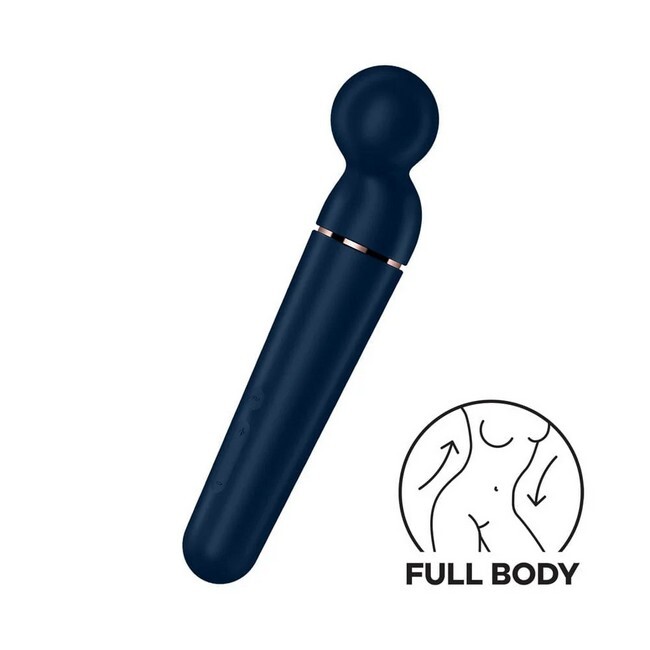 Satisfyer - Magic Wand-er Woman Vibrator Blue & Rosegold - Billede 3