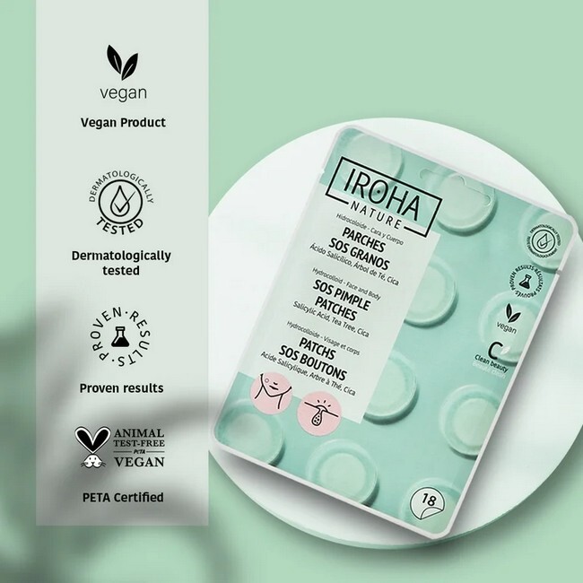 Iroha Nature - Pimple Patches SOS - 18 Stk - Billede 2