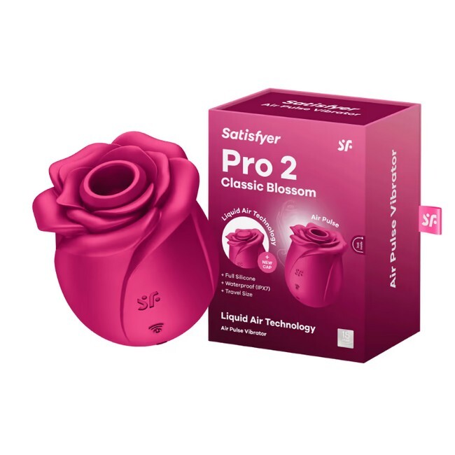Satisfyer - Pro 2 Classic Blossom Air Pulse Vibrator - Billede 2