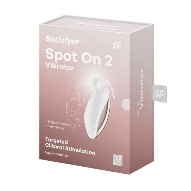 Satisfyer - Spot On 2 Lay On Vibrator White - Billede 2