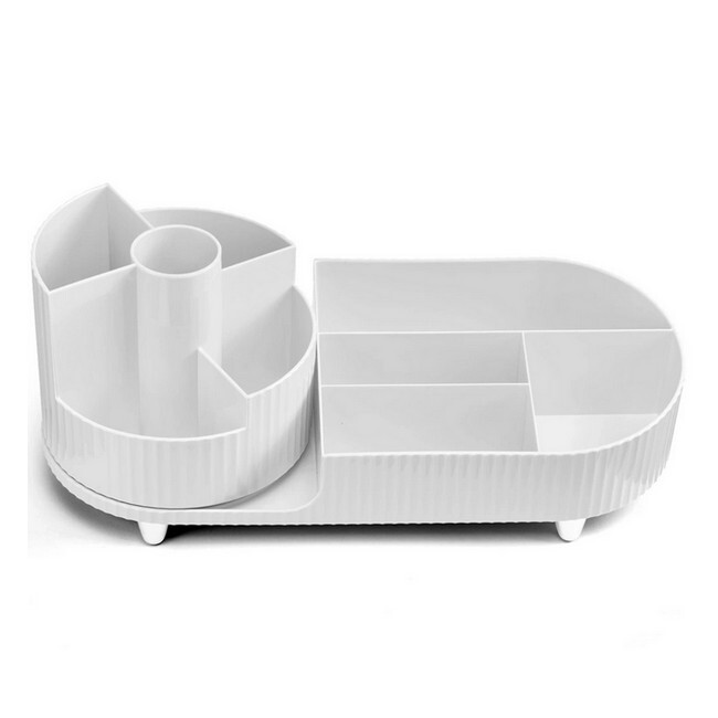 Gillian Jones - Beauty Table Multi Organizer Rotation White - Billede 2