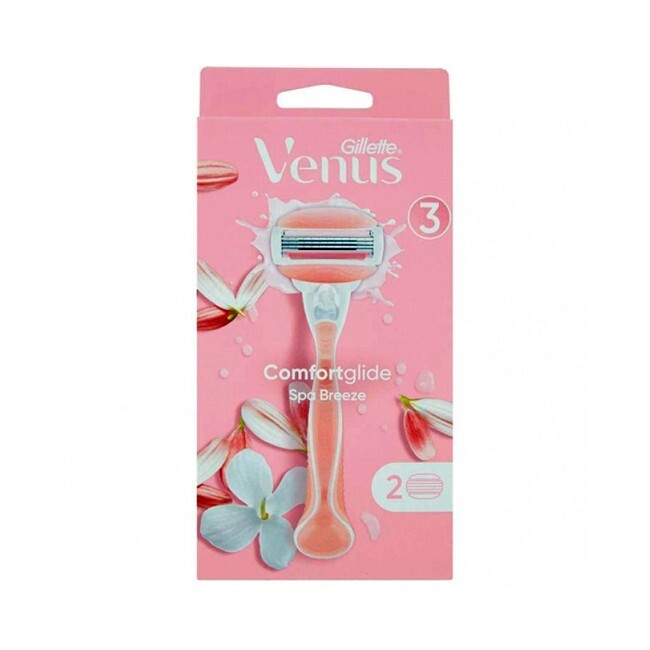 Gillette - Venus Comfortglide Spa Breeze Barberskraber + 2 Barberblade