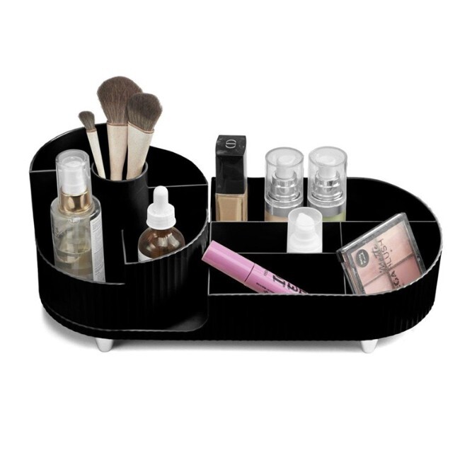 Gillian Jones - Beauty Table Multi Organizer Rotation Black - Billede 2